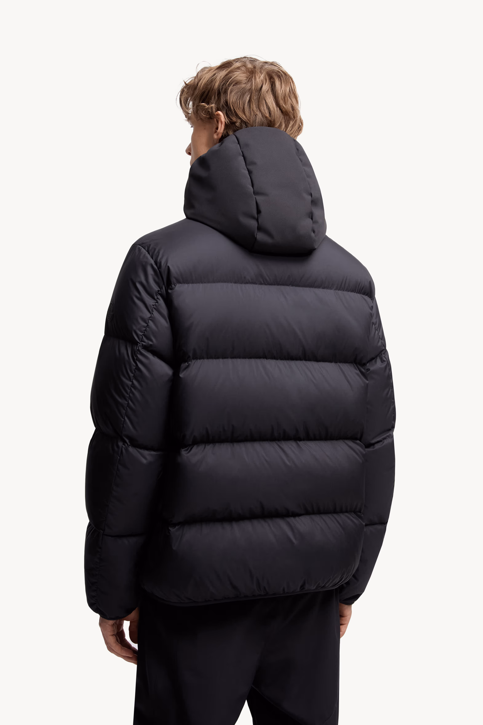 Forez Hooded Short Down Jacket Men Black Moncler 5